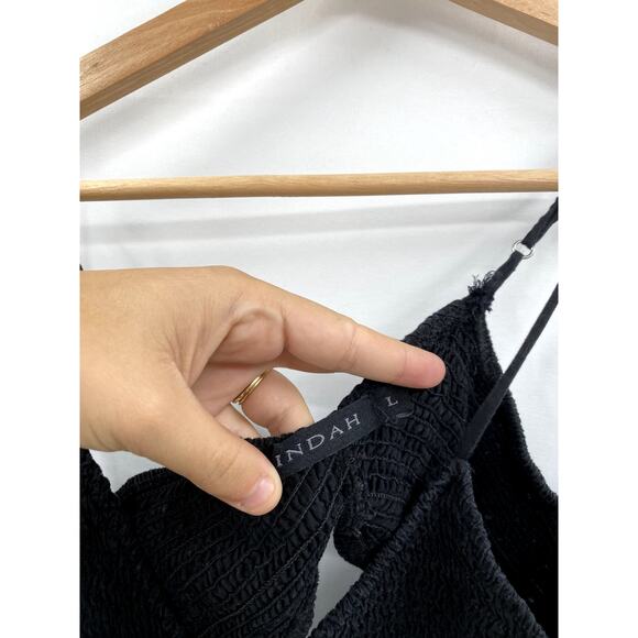 Indah Innocence Cutaway Maxi Dress Black - Picture 4 of 7